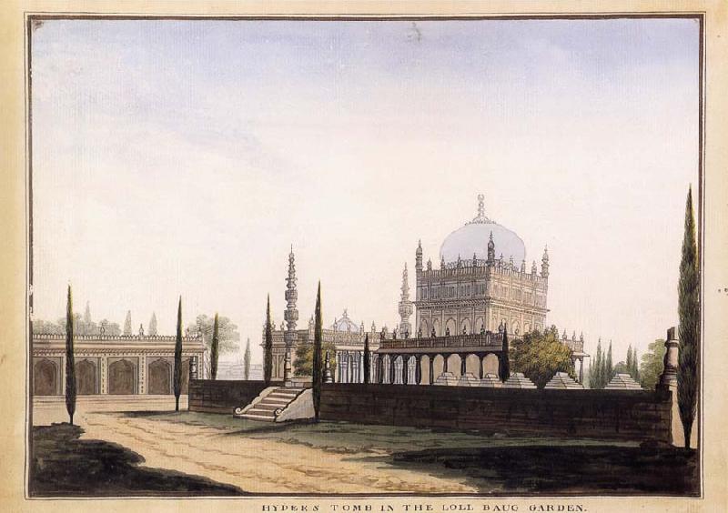 Robert Home Haidar Ali-s Tomb in t he Lal Bagh Garden at Seringapatam oil painting image